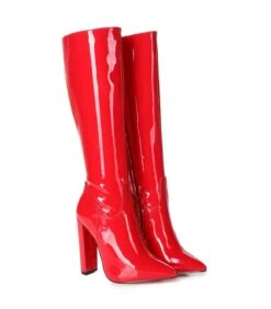 Giaro Stiefel TAKEN Lack Rot -Shoes Verkäufe giaro stiefelette taken lack rot 4