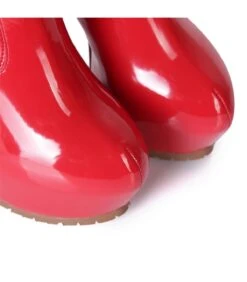 Giaro Vida Damen Herren Unisex Plateau Overknee Stiefel Rot Lack -Shoes Verkäufe giaro vida damen herren unisex plateau overknee stiefel rot lack 4