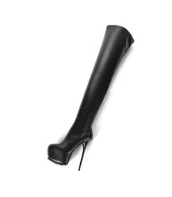 Giaro Vida Damen Herren Unisex Plateau Overknee Stiefel Schwarz Matt -Shoes Verkäufe giaro vida damen herren unisex plateau overknee stiefel schwarz matt 3