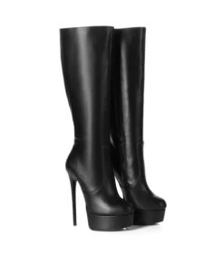 Giaro Plateau Stiefel GALANA 1003 Schwarz Matt -Shoes Verkäufe giaroplateau stiefel galana 1003 schwarz matt 6