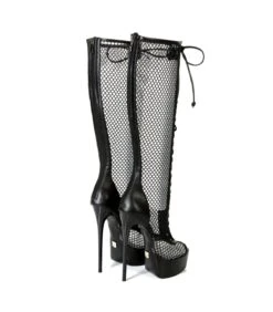 Giaro Plateau Stiefel MESHA Schwarz Matt -Shoes Verkäufe giaroplateau stiefel mesha schwarz matt 6