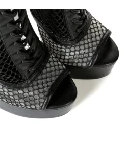 Giaro Plateau Stiefel MESHA Schwarz Matt -Shoes Verkäufe giaroplateau stiefel mesha schwarz matt 7