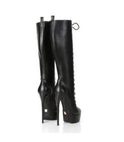 Giaro Plateau Stiefel STAY Schwarz Matt -Shoes Verkäufe giaroplateau stiefel stay schwarz matt 5