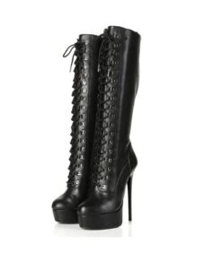 Giaro Plateau Stiefel STAY Schwarz Matt -Shoes Verkäufe giaroplateau stiefel stay schwarz matt 6