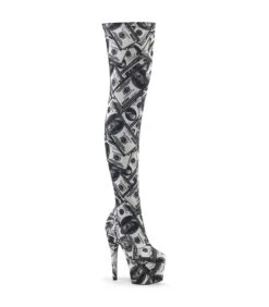 Overknee Stiefel ADORE-3000DP- Dollar Print -Shoes Verkäufe overknee stiefel adore 3000dp dollar print 13