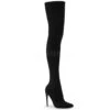 Overknee Stiefel COURTLY-3005 - Nylon Schwarz