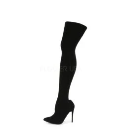 Overknee Stiefel COURTLY-3005 - Nylon Schwarz -Shoes Verkäufe overknee stiefel courtly 3005 nylon schwarz 2
