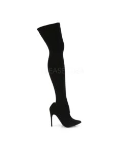 Overknee Stiefel COURTLY-3005 - Nylon Schwarz -Shoes Verkäufe overknee stiefel courtly 3005 nylon schwarz 4