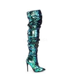 Overknee Stiefel COURTLY-3011 - Blau -Shoes Verkäufe overknee stiefel courtly 3011 blau 4