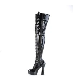 Overknee Stiefel ELECTRA-3023 - Lack Schwarz -Shoes Verkäufe overknee stiefel electra 3023 lack schwarz 2