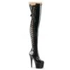 Plateau Overknee Stiefel ADORE-3050 - Lack