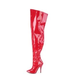 Overknee Stiefel SEDUCE-3000WC (Weitschaftstiefel) - Lack Rot -Shoes Verkäufe overknee stiefel seduce 3000wc weitschaftstiefel lack rot 2