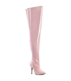 SEDUCE-3000WC Wide Calf/Weitere Wade - Overknee Stiefel - Rosa Lack | Pleaser