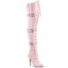 Overknee Stiefel SEDUCE-3028 - Lack Baby Pink