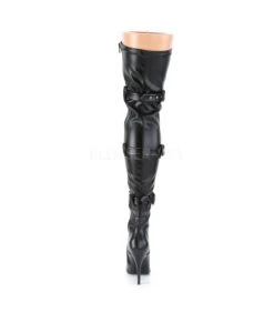 Overknee Stiefel SEDUCE-3028 - PU Schwarz -Shoes Verkäufe overknee stiefel seduce 3028 pu schwarz 3