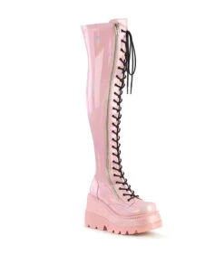 SHAKER-374 Overknee Stiefel - Pink Lack | DemoniaCult -Shoes Verkäufe overknee stiefel shaker 374 pink lack 5