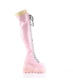 SHAKER-374 Overknee Stiefel - Pink Lack | DemoniaCult -Shoes Verkäufe overknee stiefel shaker 374 pink lack 9