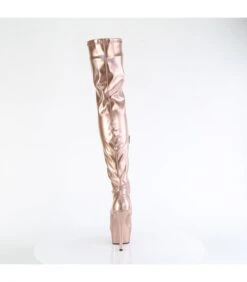 DELIGHT-3000HWR - Plateau Overknee Stiefel - Kupfer/Gold Schimmer | Pleaser -Shoes Verkäufe plateau overknee stiefel delight 3000hwr kupfer gold schimmer pleaser 3