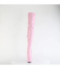 DELIGHT-3000HWR - Plateau Overknee Stiefel - Rosa Glänzend | Pleaser -Shoes Verkäufe plateau overknee stiefel delight 3000hwr rosa glaenzend pleaser 4