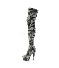 Plateau Overknee Stiefel DELIGHT-3005 - Camouflage -Shoes Verkäufe plateau overknee stiefel delight 3005 camouflage 2