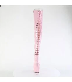 DELIGHT-3063 - Plateau Overknee Stiefel - Rosa Lack | Pleaser -Shoes Verkäufe plateau overknee stiefel delight 3063 rosa lack pleaser 3