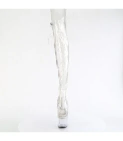 Shoes Verkäufe -Shoes Verkäufe plateau overknee stiefel peeptoe mit offener verse adore 3019c klar transparent pleaser 1