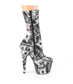 ADORE-1020 Plateau Stiefel - Dollar-Print | Pleaser -Shoes Verkäufe plateau stiefel adore 1002dp dollar print 4