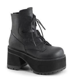 Plateau Stiefel RANGER-102 Schwarz | DemoniaCult