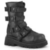 Plateau Stiefel RENEGADE-55 Schwarz Matt | DemoniaCult