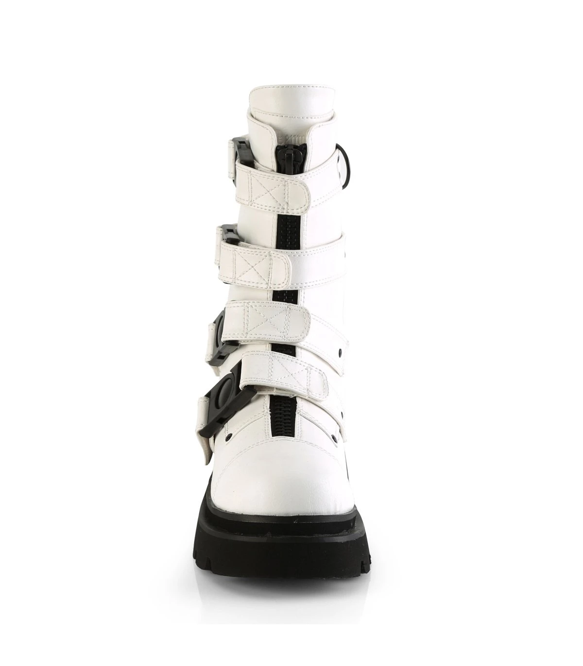 RENEGADE-55 Plateau Stiefel Weiss Matt | DemoniaCult 2 RENEGADE-55 Plateau Stiefel Weiss Matt | DemoniaCult – Bild 2