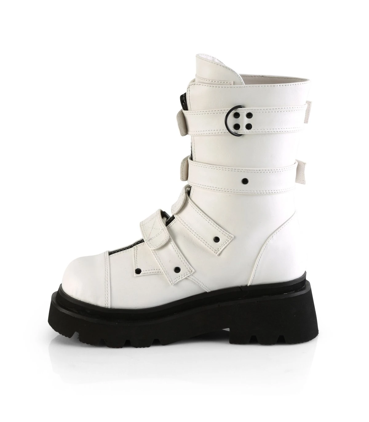 RENEGADE-55 Plateau Stiefel Weiss Matt | DemoniaCult 3 RENEGADE-55 Plateau Stiefel Weiss Matt | DemoniaCult – Bild 3