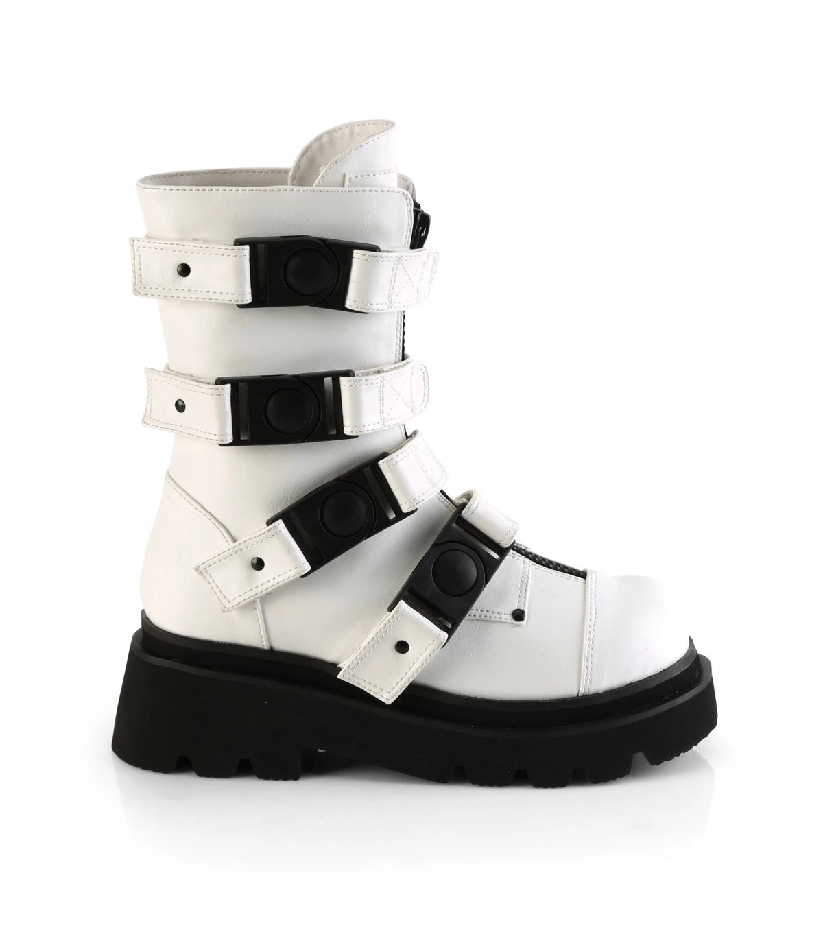 RENEGADE-55 Plateau Stiefel Weiss Matt | DemoniaCult 5 RENEGADE-55 Plateau Stiefel Weiss Matt | DemoniaCult – Bild 5