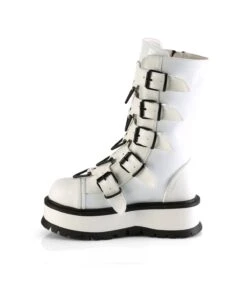 SLACKER-160 Plateau Stiefel - Weiss | DemoniaCult -Shoes Verkäufe plateau stiefel slacker 160 weiss 7