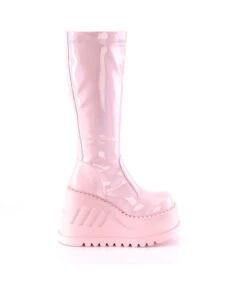 Plateau Stiefel STOMP-200 Pink Lack | DemoniaCult -Shoes Verkäufe plateau stiefel stomp 200 pink lack 4