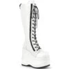 Plateau Stiefel WAVE-200 Weiss Matt | DemoniaCult