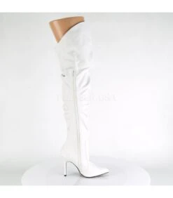 Overknee Stiefel CLASSIQUE-3011 - Weiß -Shoes Verkäufe pleaser classique 3011 4