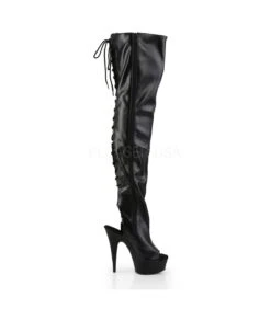 Plateau Overknee Stiefel DELIGHT-3017 - PU -Shoes Verkäufe pleaser delight 3017 bpu 4
