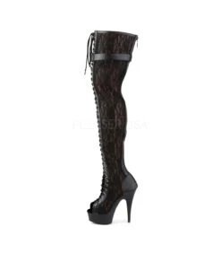 Plateau Overknee Stiefel DELIGHT-3025ML - Spitze -Shoes Verkäufe pleaser delight 3025ml bpu m 2