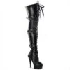 Plateau Overknee Stiefel DELIGHT-3028 - PU