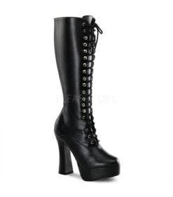 Plateau Stiefel ELECTRA-2020 - PU Schwarz