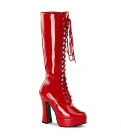 Plateau Stiefel ELECTRA-2020 - Lack Rot