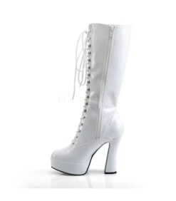 Plateau Stiefel ELECTRA-2020 - Lack Weiß -Shoes Verkäufe pleaser electra 2020 wht 2