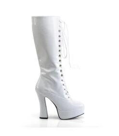 Plateau Stiefel ELECTRA-2020 - Lack Weiß -Shoes Verkäufe pleaser electra 2020 wht 4