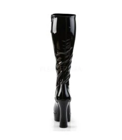 Plateau Stiefel ELECTRA-2023 - Lack Schwarz -Shoes Verkäufe pleaser electra 2023 blk 3