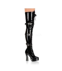 Overknee Stiefel ELECTRA-3028 - Lack Schwarz