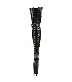 Plateau Overknee Stiefel FLAMINGO-3063 - Schwarz -Shoes Verkäufe pleaser flamingo 3063 kaufen 3