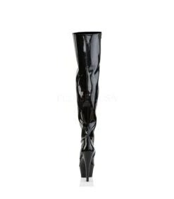 Plateau Overknee Stiefel KISS-3010 - Schwarz -Shoes Verkäufe pleaser kiss 3010 bm 3
