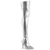 Overknee Stiefel SEDUCE-3000 - PU Silber