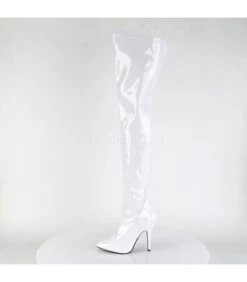 Overknee Stiefel SEDUCE-3000 - Lack Weiß -Shoes Verkäufe pleaser seduce 3000 wht 2