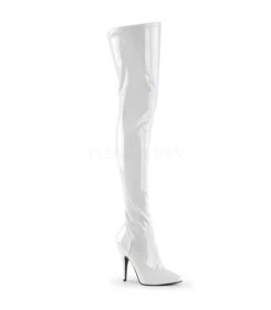 Overknee Stiefel SEDUCE-3000 - Lack Weiß